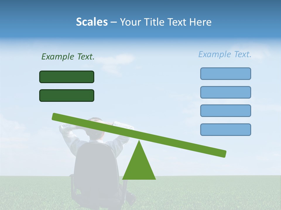 Copyspace Clouds Open PowerPoint Template