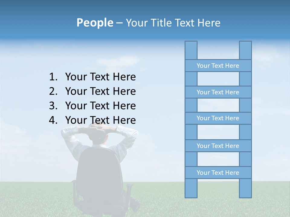 Copyspace Clouds Open PowerPoint Template