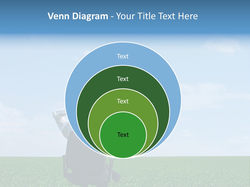 Copyspace Clouds Open PowerPoint Template