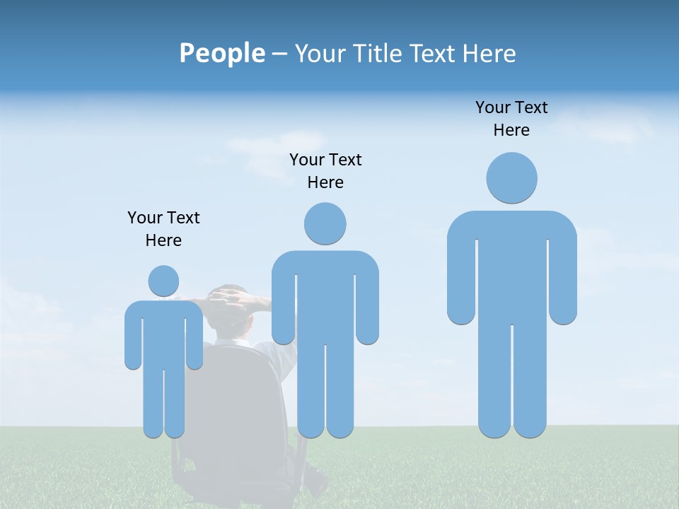 Copyspace Clouds Open PowerPoint Template