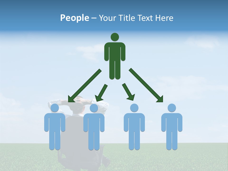 Copyspace Clouds Open PowerPoint Template