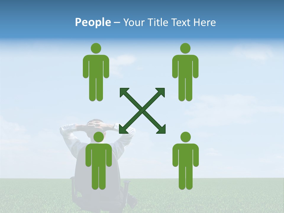Copyspace Clouds Open PowerPoint Template