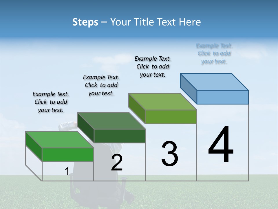 Copyspace Clouds Open PowerPoint Template
