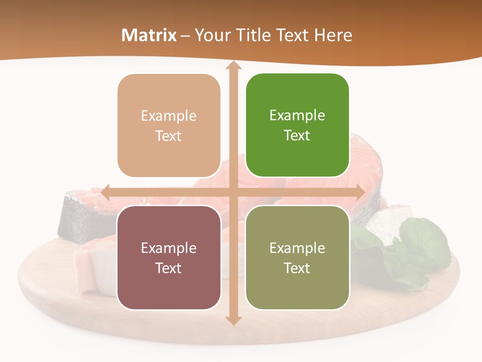 Cooking Macro Fish PowerPoint Template