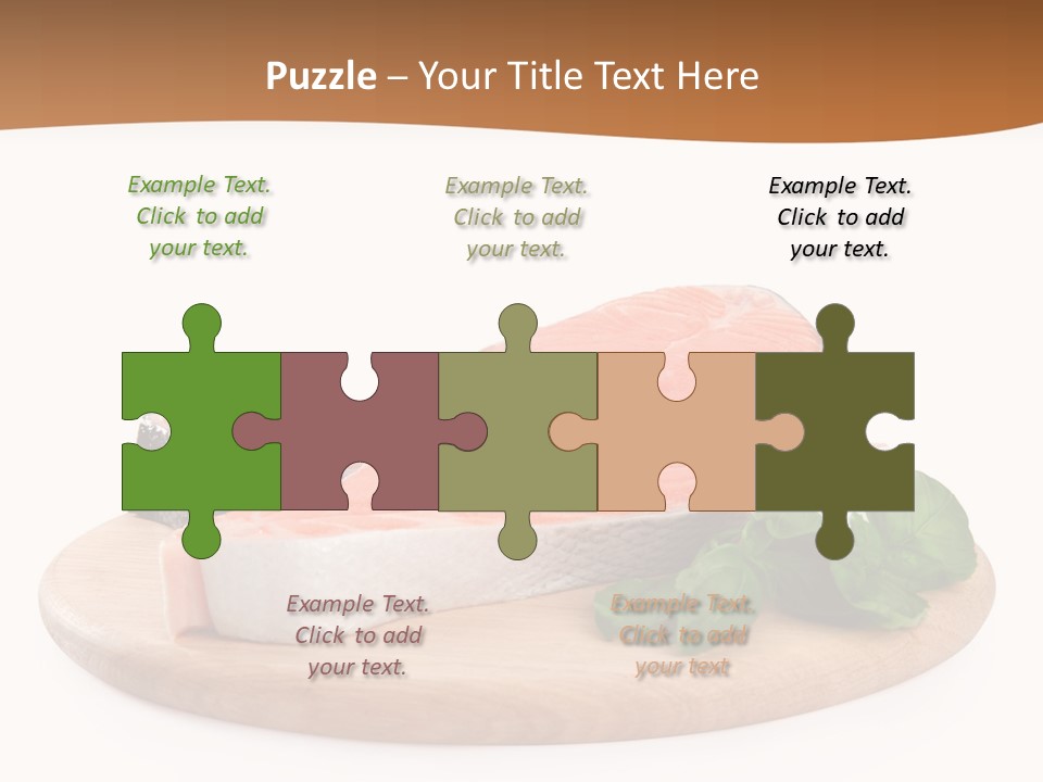 Cooking Macro Fish PowerPoint Template