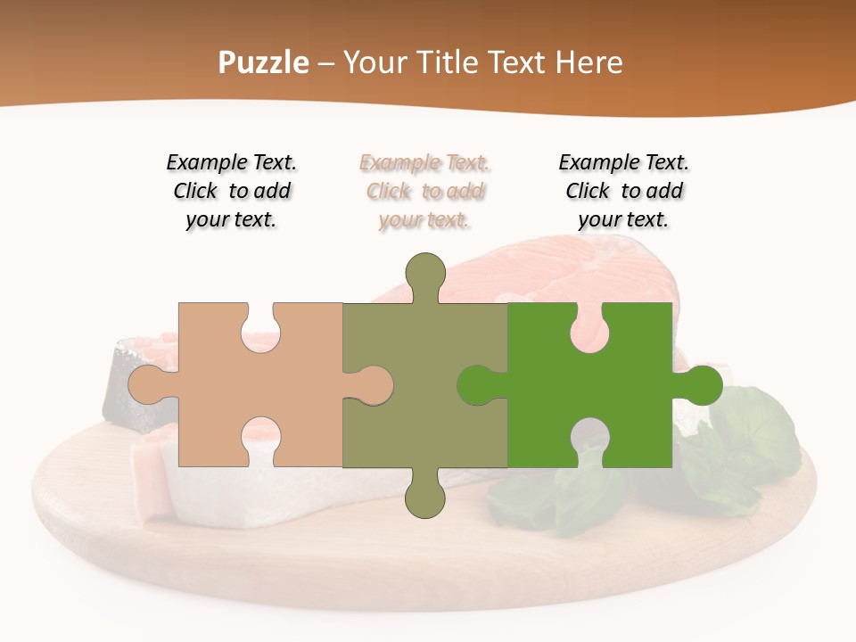 Cooking Macro Fish PowerPoint Template