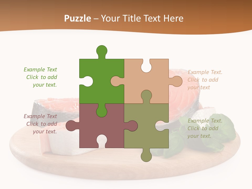 Cooking Macro Fish PowerPoint Template