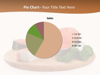 Cooking Macro Fish PowerPoint Template