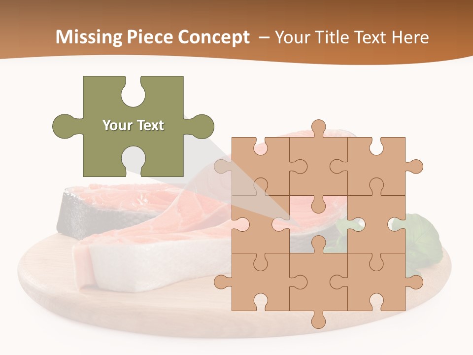 Cooking Macro Fish PowerPoint Template