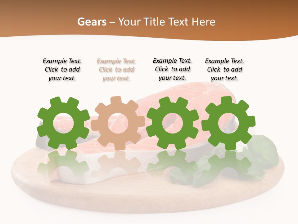 Cooking Macro Fish PowerPoint Template