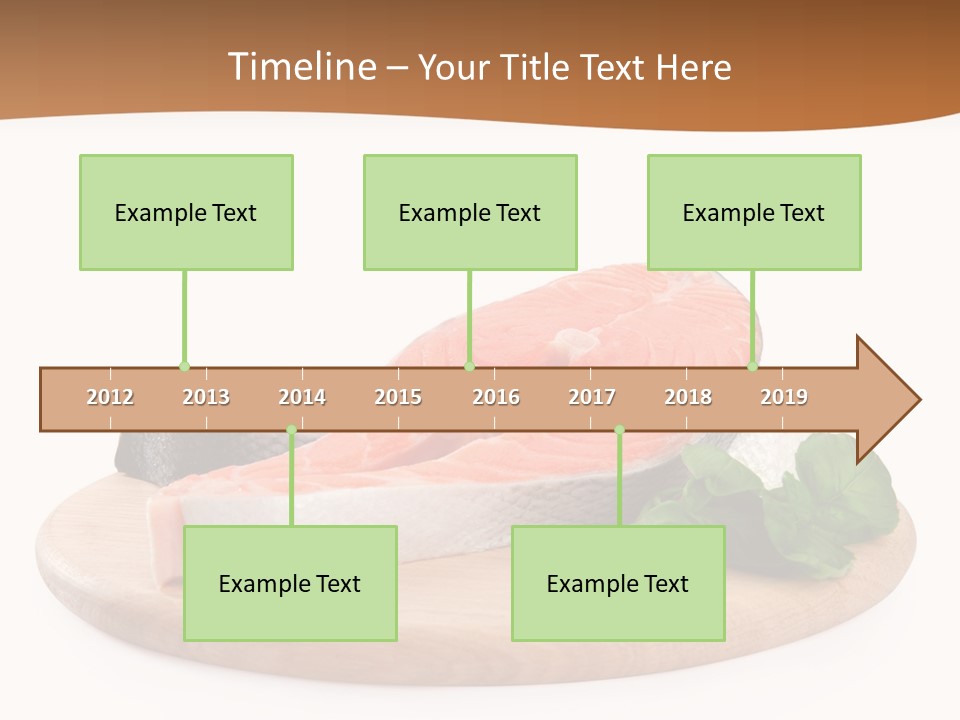 Cooking Macro Fish PowerPoint Template