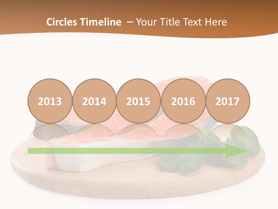 Cooking Macro Fish PowerPoint Template