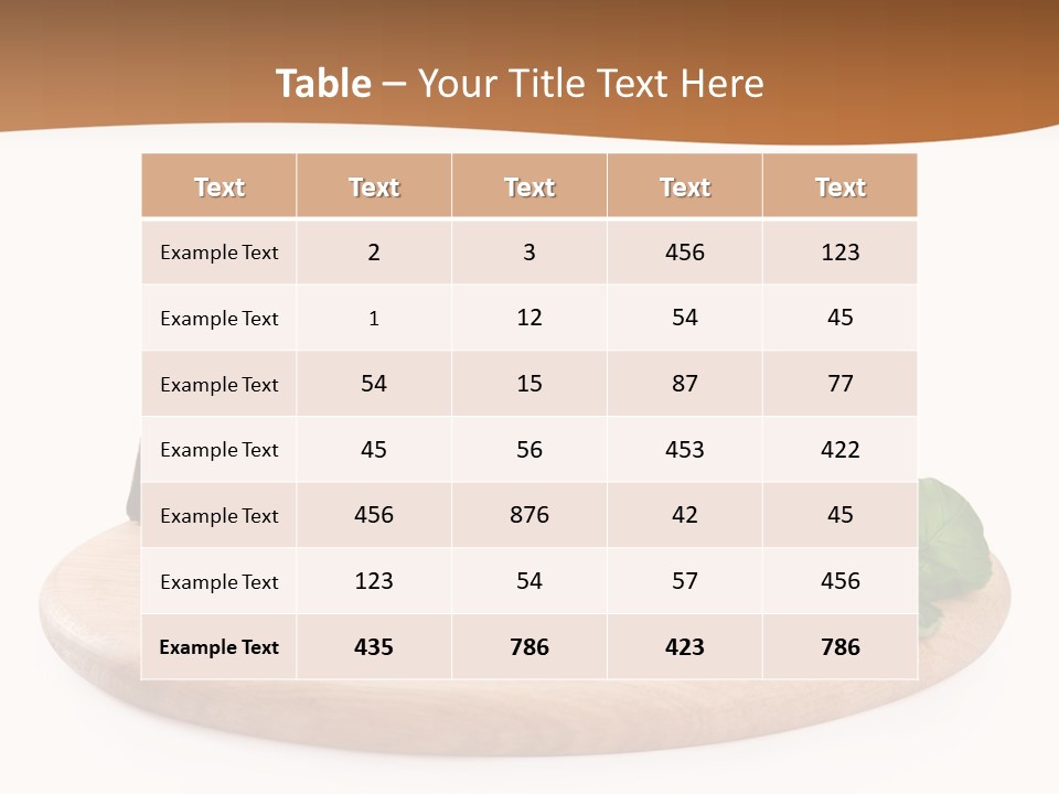 Cooking Macro Fish PowerPoint Template