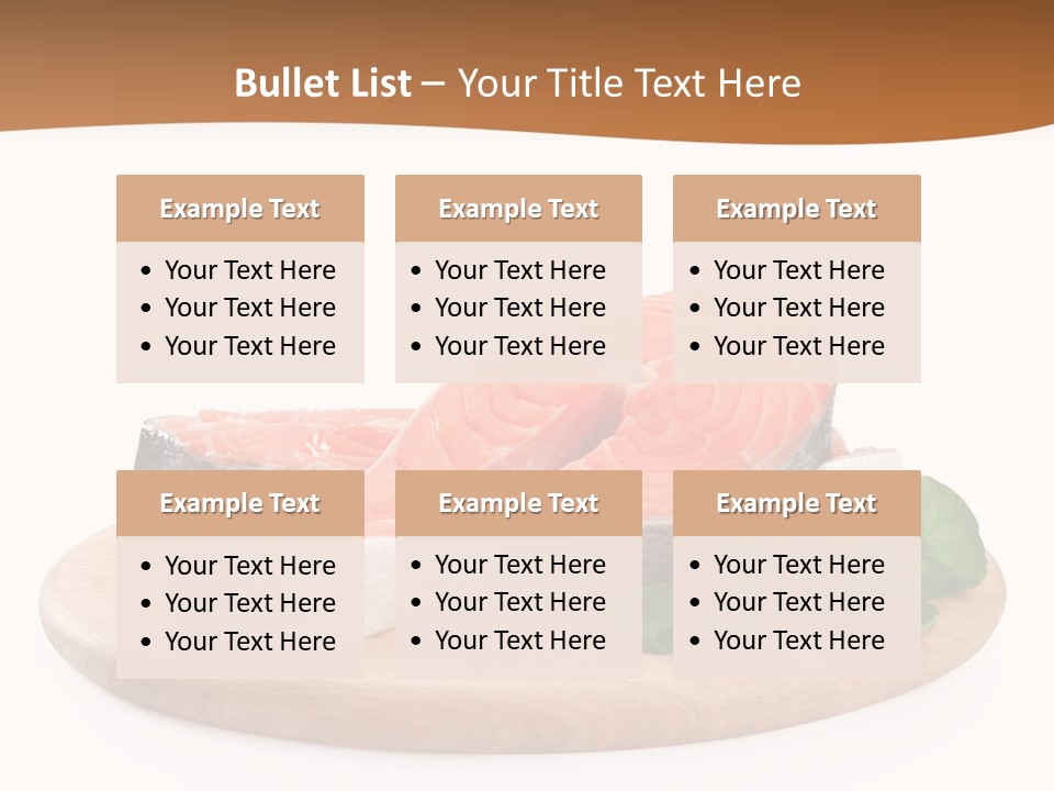 Cooking Macro Fish PowerPoint Template