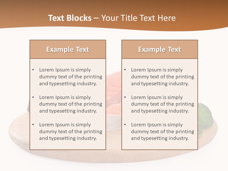 Cooking Macro Fish PowerPoint Template