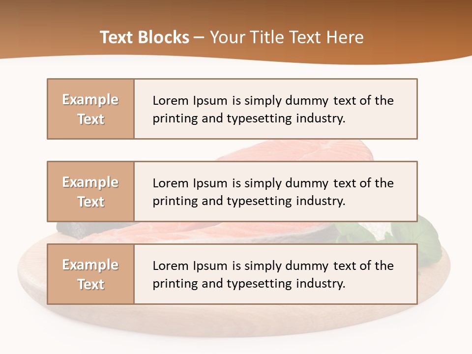 Cooking Macro Fish PowerPoint Template