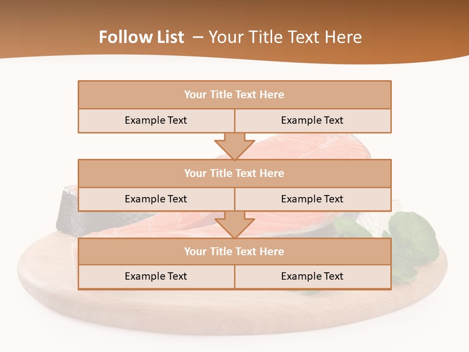 Cooking Macro Fish PowerPoint Template