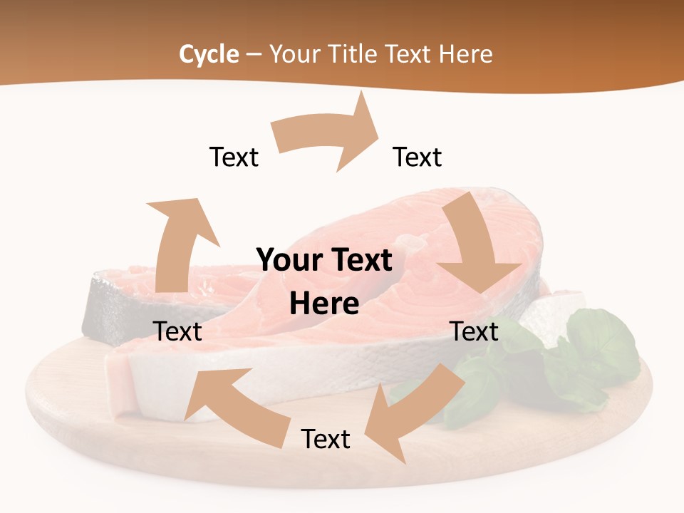 Cooking Macro Fish PowerPoint Template