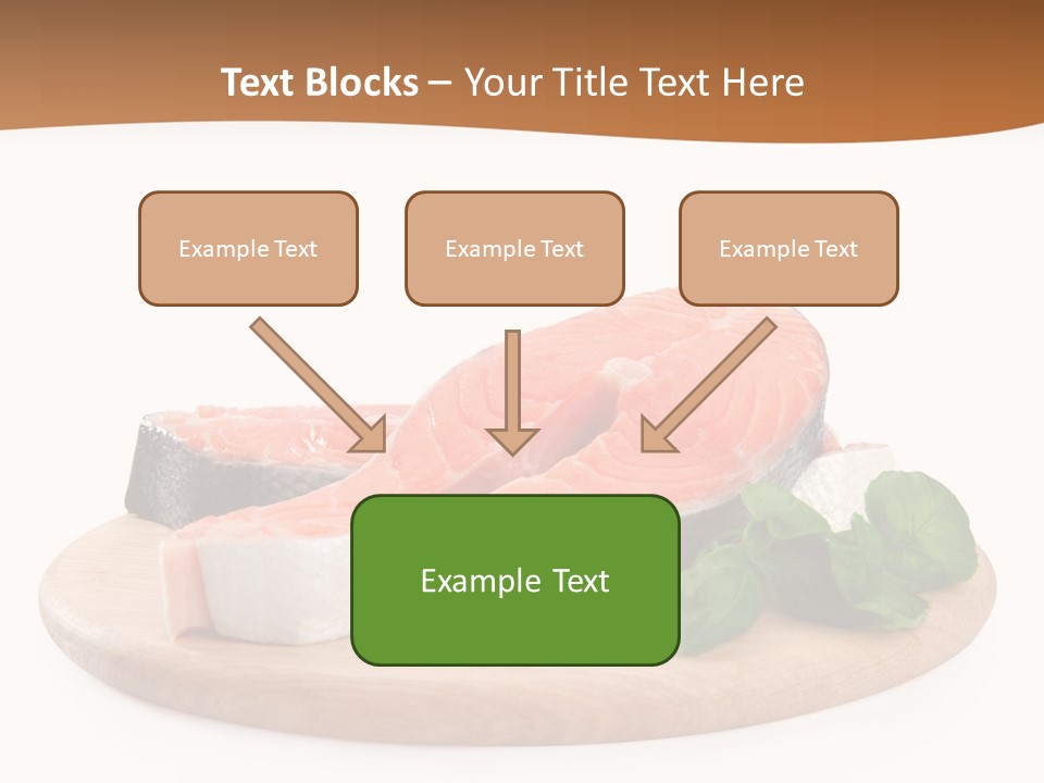Cooking Macro Fish PowerPoint Template