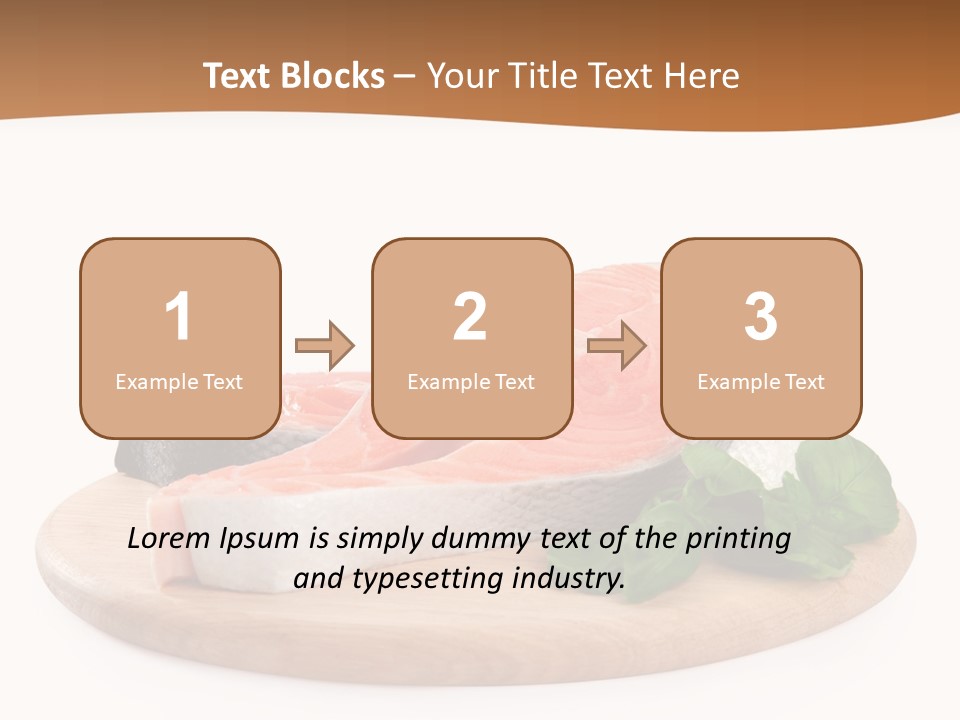 Cooking Macro Fish PowerPoint Template