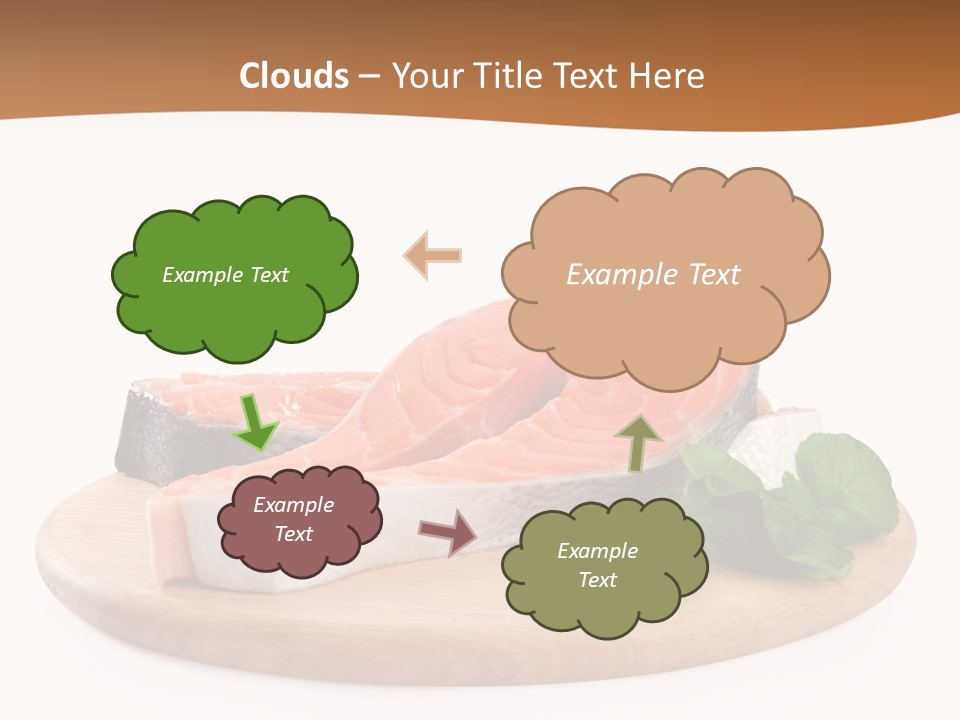 Cooking Macro Fish PowerPoint Template