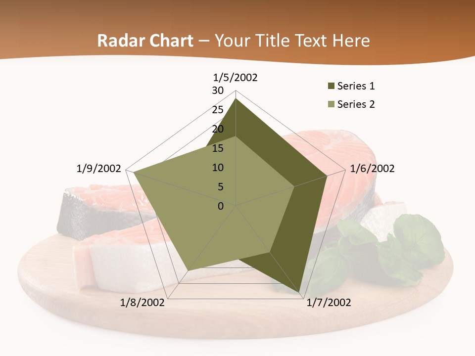 Cooking Macro Fish PowerPoint Template