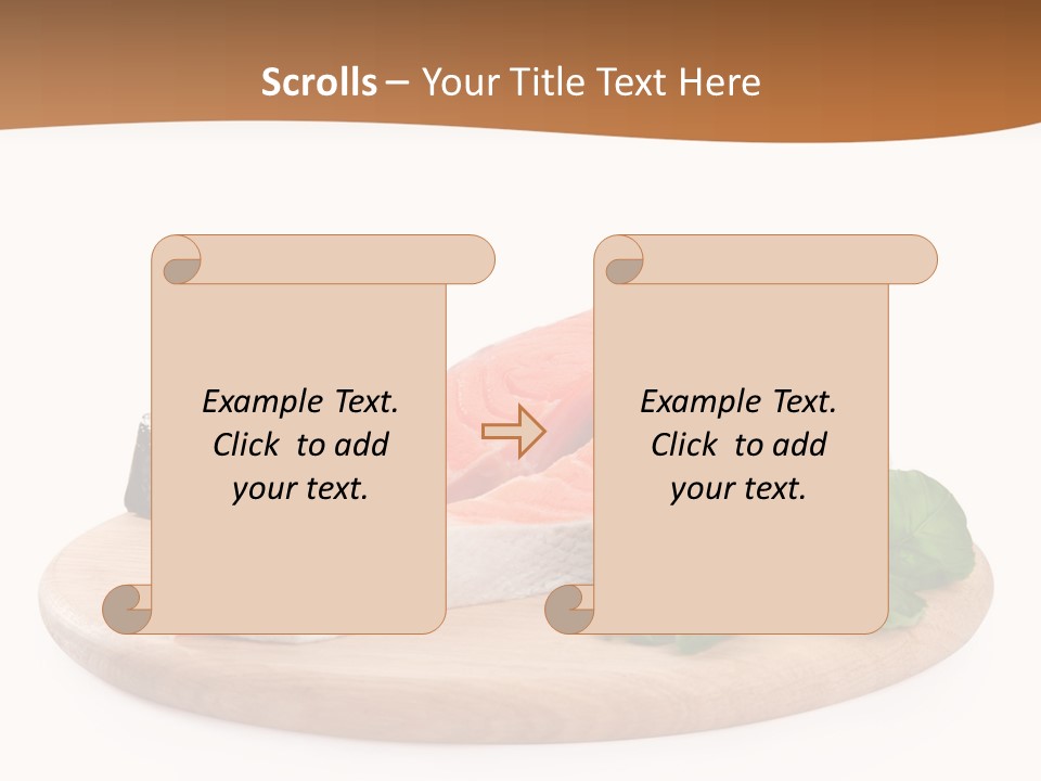 Cooking Macro Fish PowerPoint Template