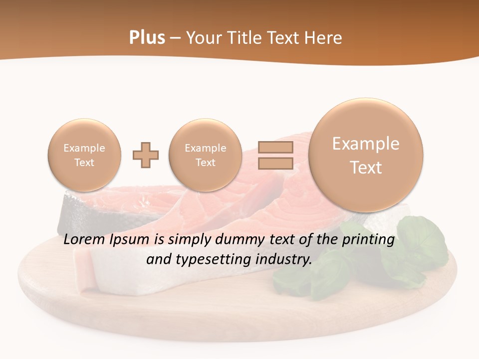 Cooking Macro Fish PowerPoint Template