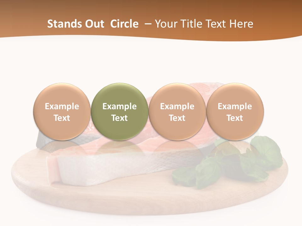 Cooking Macro Fish PowerPoint Template