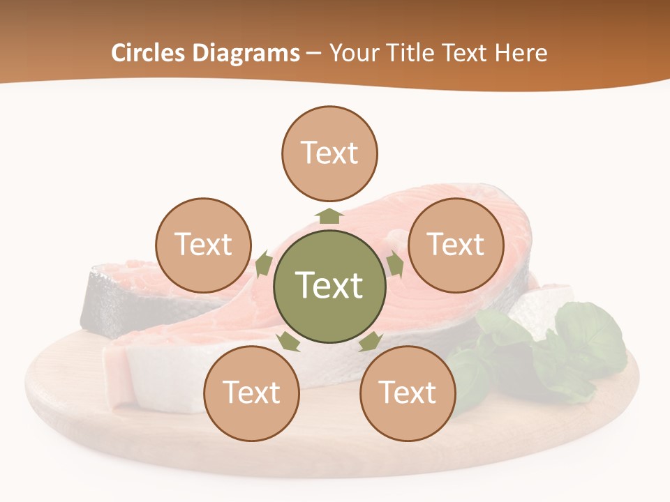 Cooking Macro Fish PowerPoint Template