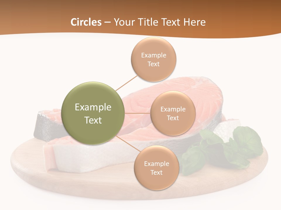 Cooking Macro Fish PowerPoint Template