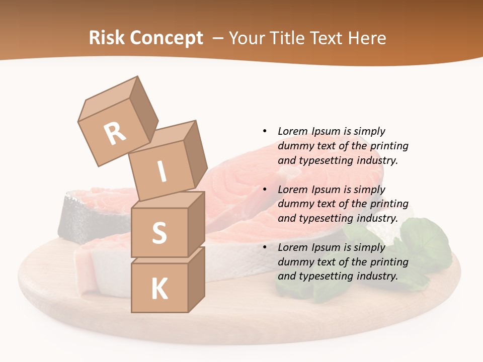 Cooking Macro Fish PowerPoint Template