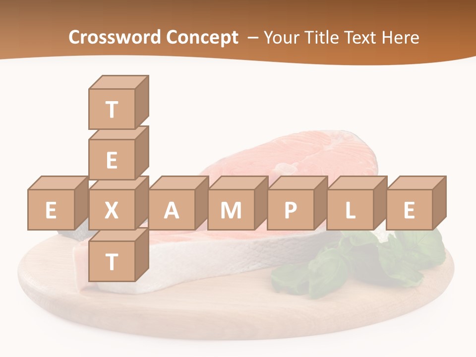 Cooking Macro Fish PowerPoint Template