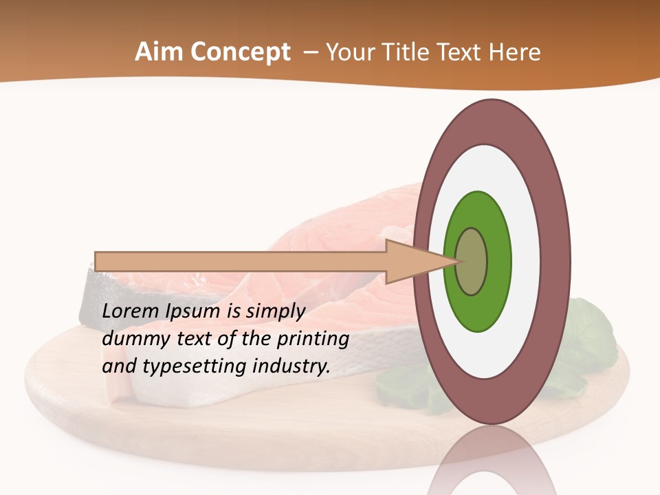 Cooking Macro Fish PowerPoint Template