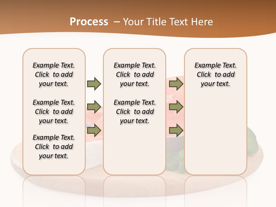 Cooking Macro Fish PowerPoint Template