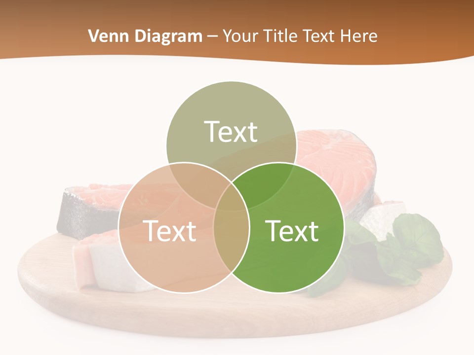 Cooking Macro Fish PowerPoint Template