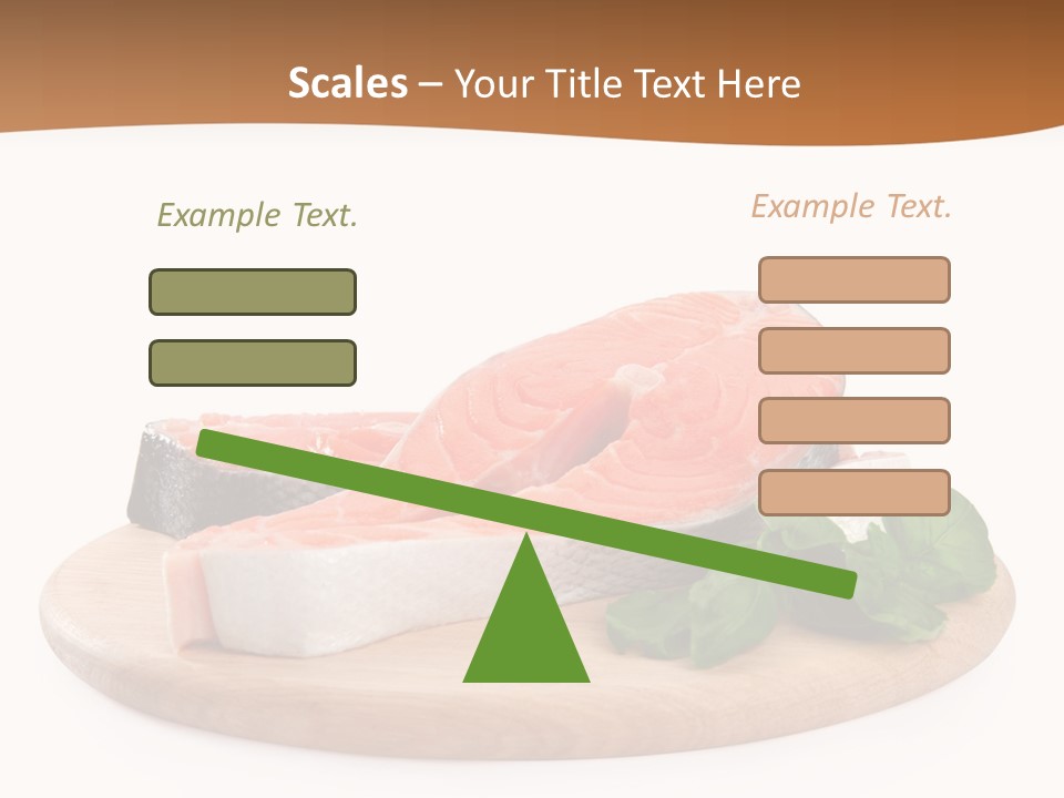 Cooking Macro Fish PowerPoint Template