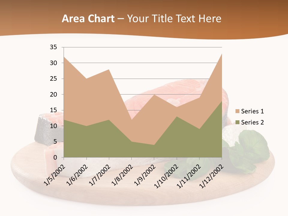 Cooking Macro Fish PowerPoint Template