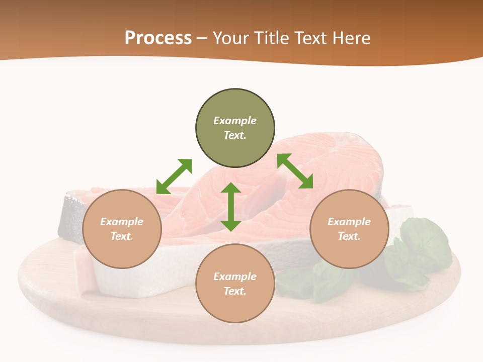 Cooking Macro Fish PowerPoint Template