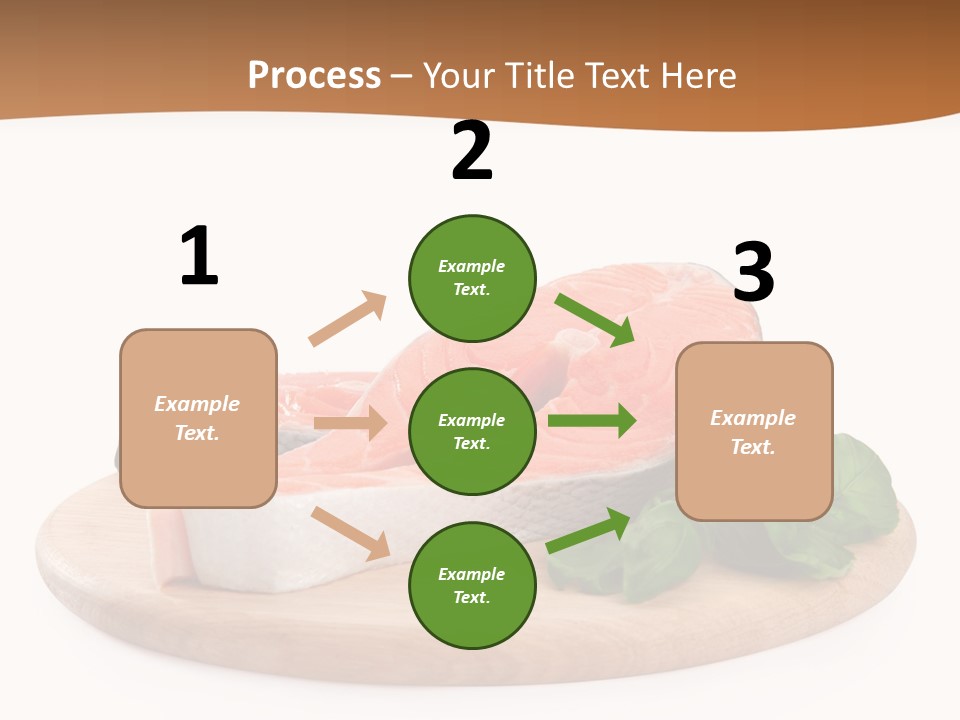 Cooking Macro Fish PowerPoint Template