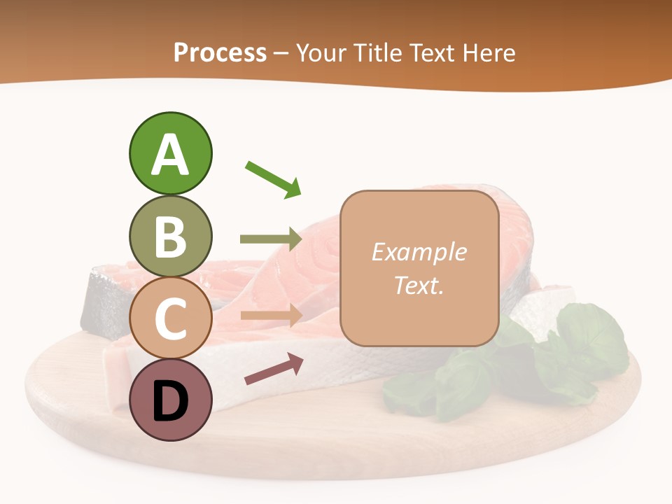 Cooking Macro Fish PowerPoint Template