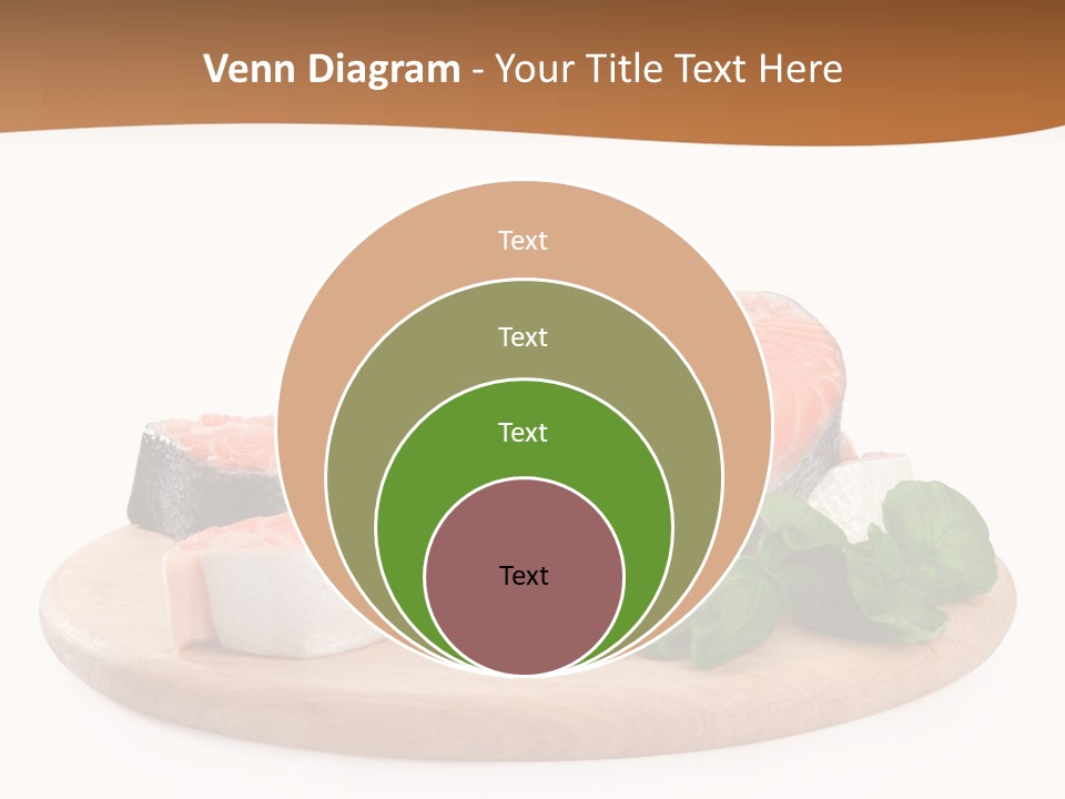 Cooking Macro Fish PowerPoint Template