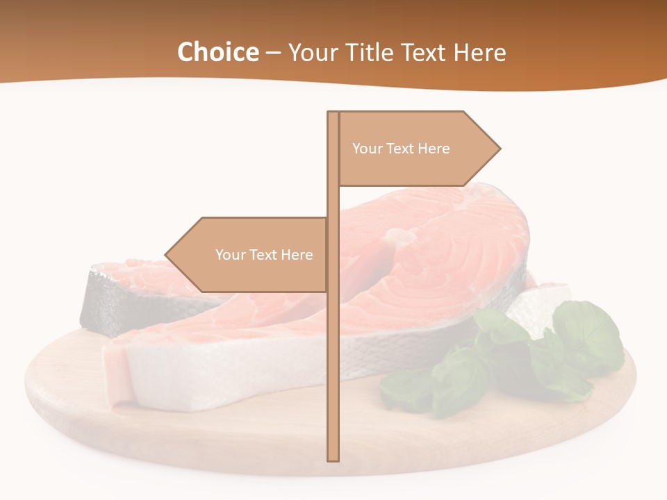 Cooking Macro Fish PowerPoint Template