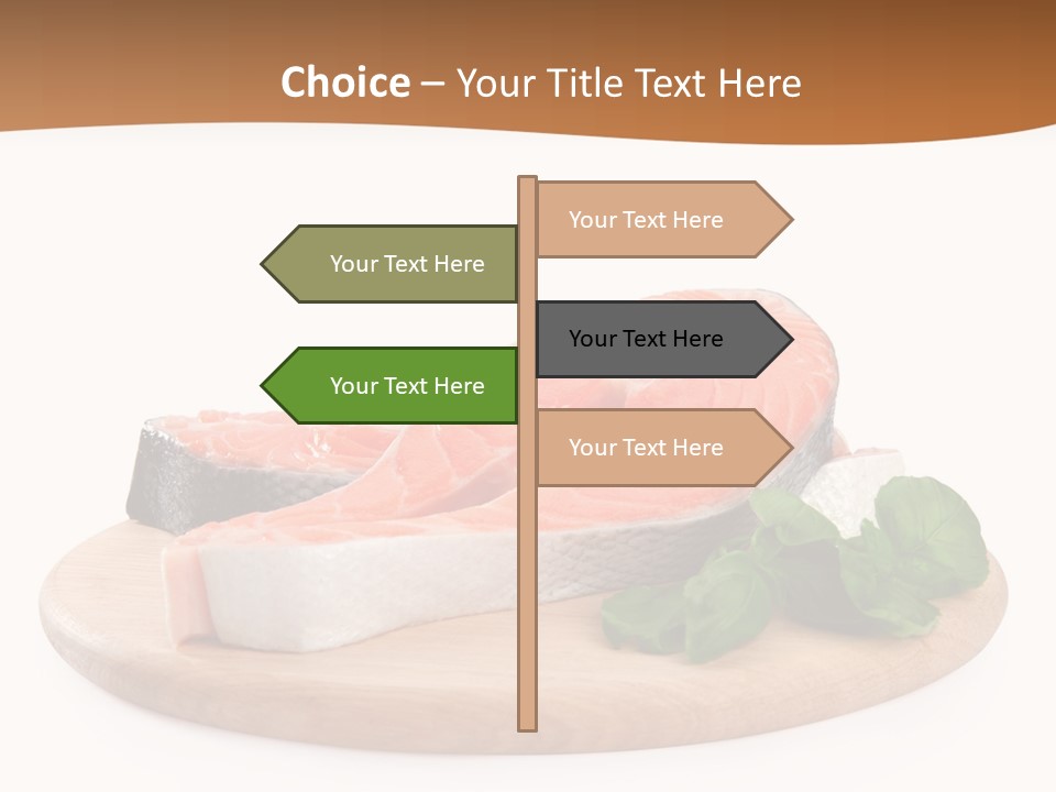 Cooking Macro Fish PowerPoint Template