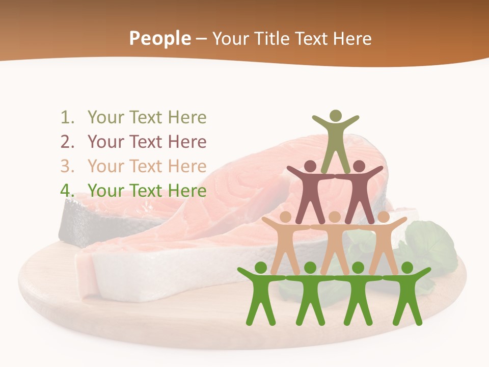 Cooking Macro Fish PowerPoint Template