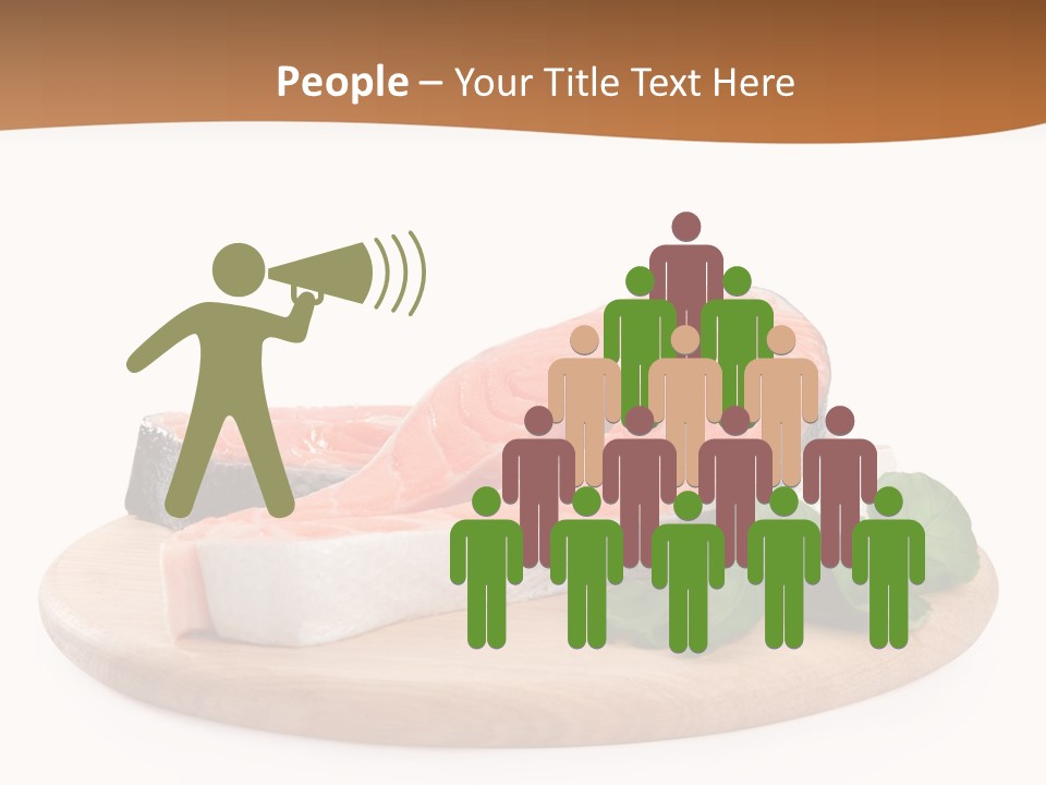 Cooking Macro Fish PowerPoint Template