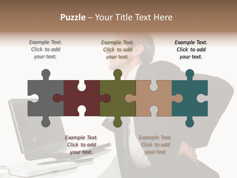 Modern Neck Massage PowerPoint Template