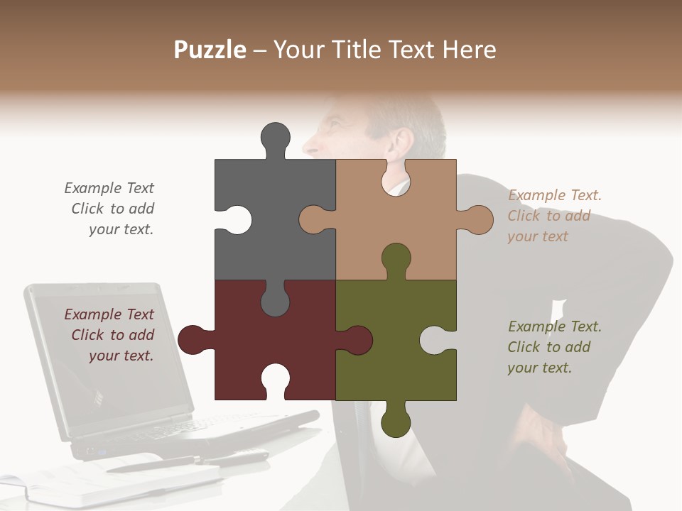 Modern Neck Massage PowerPoint Template