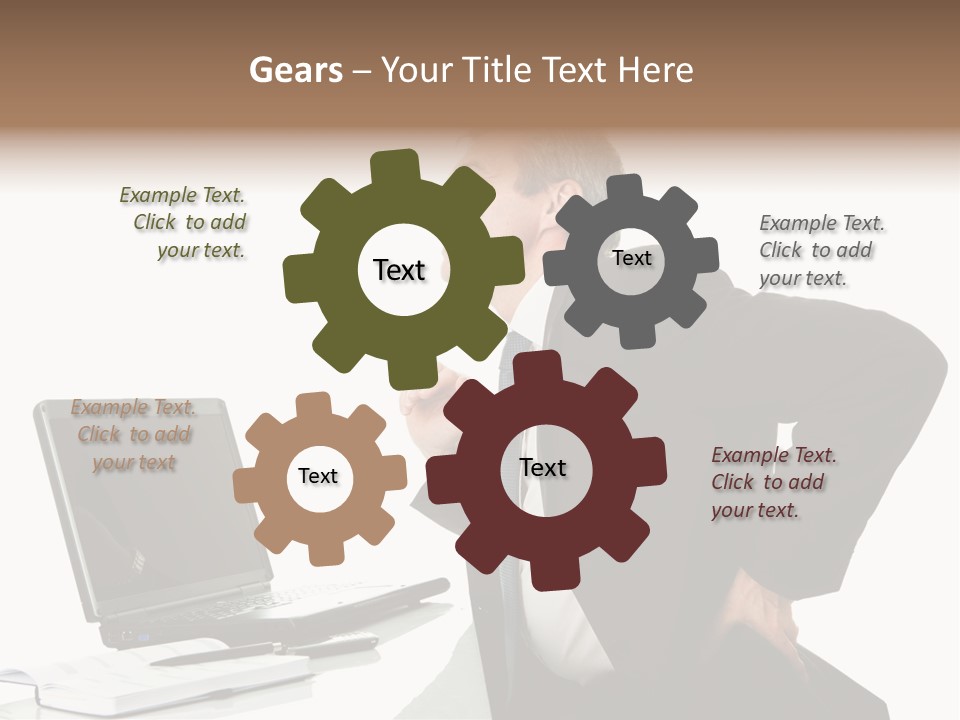 Modern Neck Massage PowerPoint Template