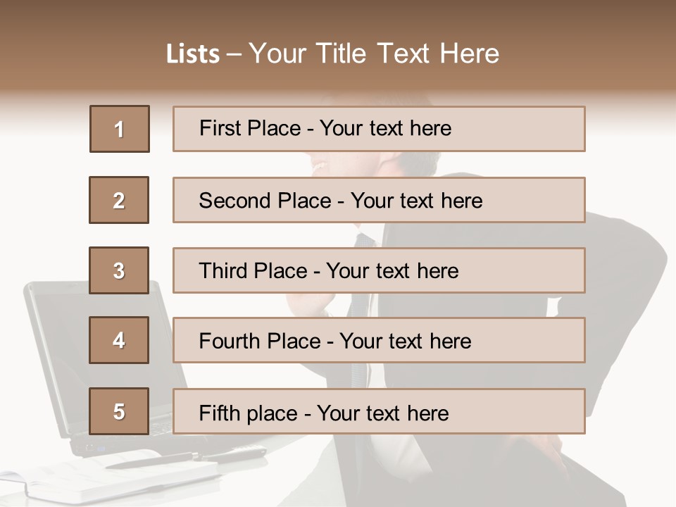 Modern Neck Massage PowerPoint Template